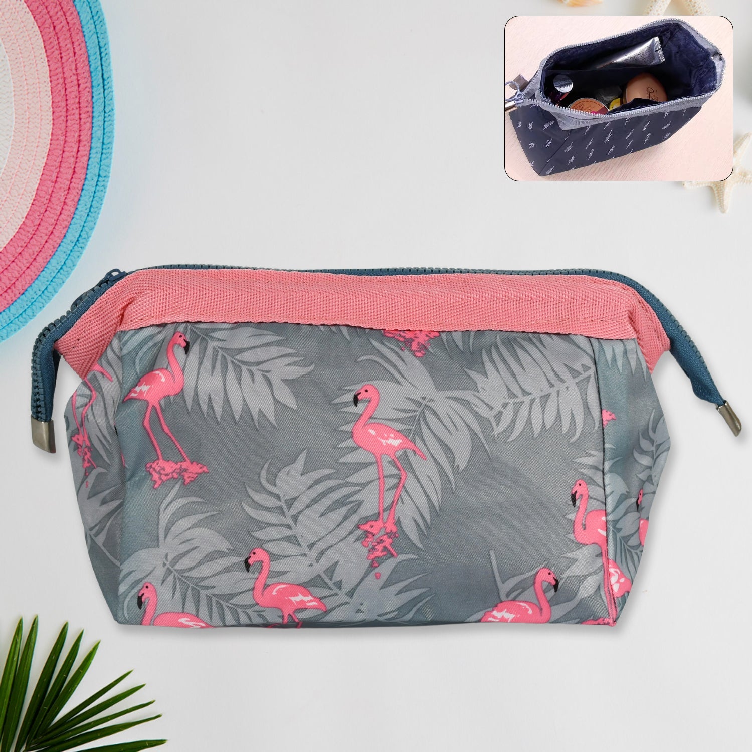 12699 Makeup Bag / Pouch / Travel Cosmetic Bags / Brush Pouch Toiletry Kit Fashion Women Jewelry Organizer with Zipper Portable Purse Pouch (1 pc / 25×13 Cm) 12699 Makeup Bag / Pouch / Travel Cosmetic Bags / Brush Pouch Toiletry Kit Fashion Women Jewelry Organizer with Zipper Portable Purse Pouch (1 pc / 25×13 Cm)